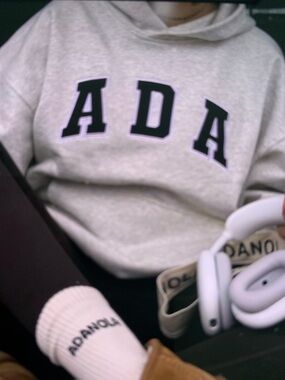 Adanola Light Gray Pullover Hoodie with Subtle Heather